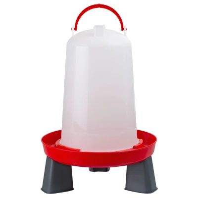 Afbeelding van Olba Drinkbak Met Pootjes Rood 6 l