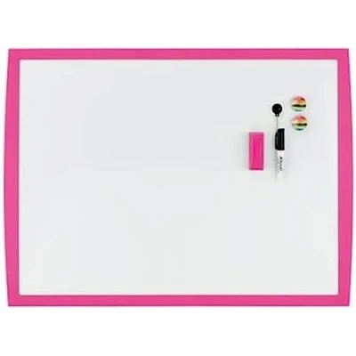 Afbeelding van Nobo Klein Magnetisch Whiteboard Roze 58.5 x 43 cm Inclusief stift, Magneten en Wisser