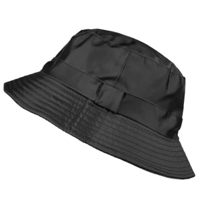 Afbeelding van TOUTACOO, Regenhoed in nylon look, regenhoed, 01 Zwart / M, M