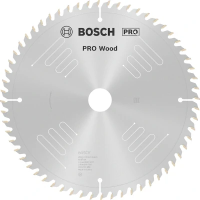 Afbeelding van Bosch Accessories Optiline Wood 2608641765 Hardmetaal cirkelzaagblad 254 x 30 3.2 mm Aantal tanden: 60 1 stuk(s)