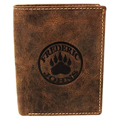 Afbeelding van Frederic &amp; Johns ® Leren portemonnee Herenportemonnee Rijbewijs van echt leer RFID Vintage Model Stone, Bruin, klassiek