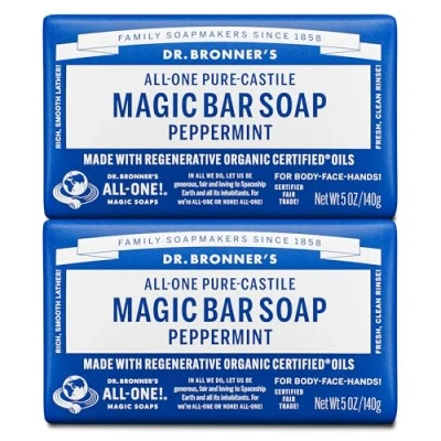 Afbeelding van Organic Peppermint Soap Bar 140 g