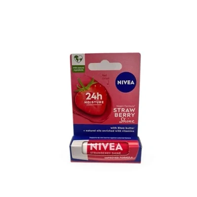 Afbeelding van NIVEA Strawberry Shine Voedende lippenstift, 4,8 g