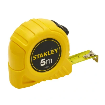 Afbeelding van STANLEY Rollbandmass 5m/19,0mm gelb Kunststoffgehäuse 1 30 497 Rolmaat 5 m