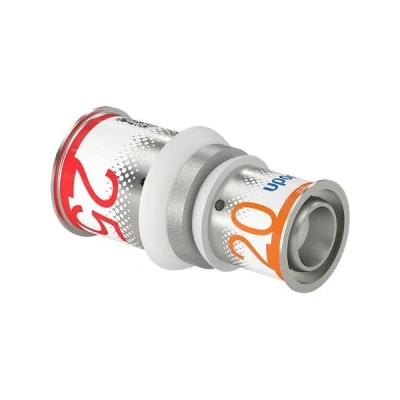 Afbeelding van Uponor S Press Plus perskoppeling Ø25x20 recht. Artikelnr: 1070554