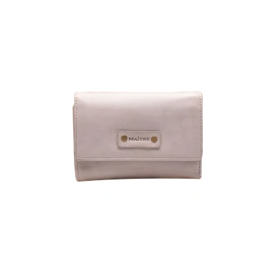 Afbeelding van Maitre Steinbach Doris Portemonnee, Maat: One Size, Lightgrey