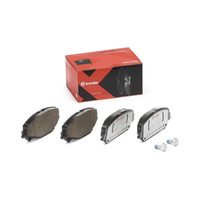 Afbeelding van BREMBO P 68 071X Remblokkenset Excl. slijtage waarschuwingscontact Met remzadelschroef, anti kreukplaat Zonder toebehoren RENAULT: Megane 4
