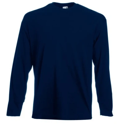 Afbeelding van Fruit of the Loom Sweatshirt voor heren Raglan sweatshirt, Donkere marine, XXL