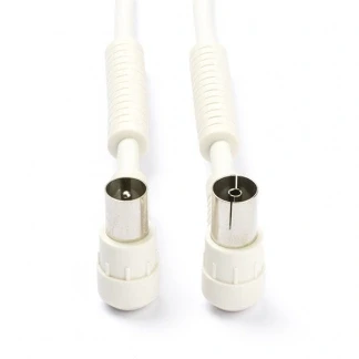 Afbeelding van Coax kabel Nedis 20 meter (Digitaal, Haaks, 120 dB, Wit)