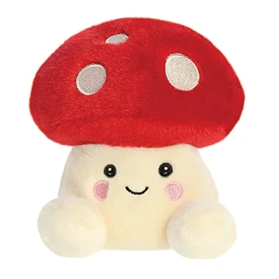 Afbeelding van Aurora Palm Pals Paddestoel knuffel 13 cm