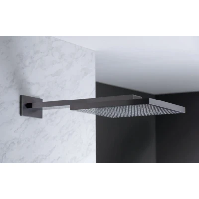 Afbeelding van SB Square 316 Emotion Dual Regendouche geborsteld PVD gun metal 1208956759