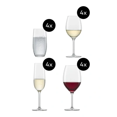 Afbeelding van Schott Zwiesel SET 16 DLG (0 7 14 130) Tritan Crystal Glas