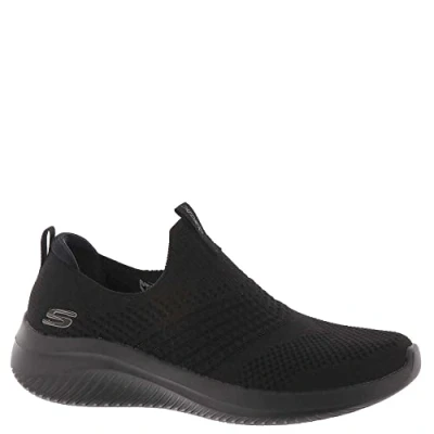 Afbeelding van Skechers Instapper Stretch Fit 149855 BBK Ultra Flex Zwart Machine Washable 4½ / 37½