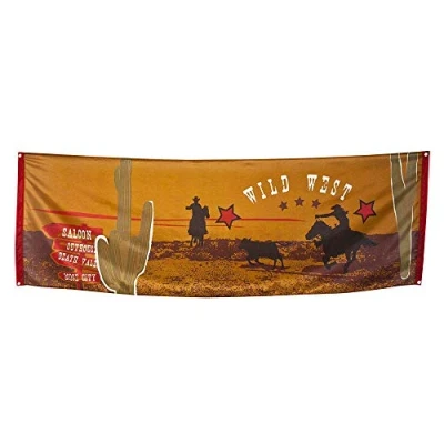Afbeelding van Boland Banner &#039;Wild West&#039; Cowboys &amp; Indianen Cowboy