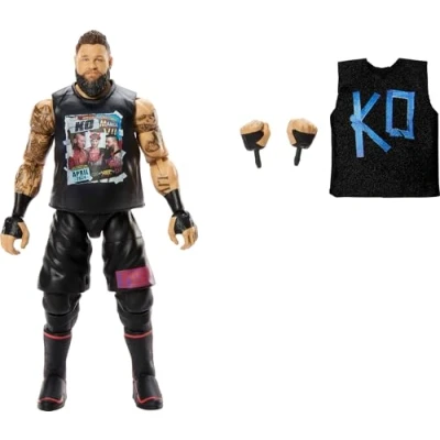 Afbeelding van Mattel WWE Elite #116 15,2 cm Kevin Owens actiefiguur en verzamelaccessoires met 25 bewegingspunten verwisselbare handen JCJ07