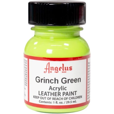 Afbeelding van Angelus Leather Acrylic Paint textielverf voor leren stoffen acrylbasis Grinch Green 29,5ml
