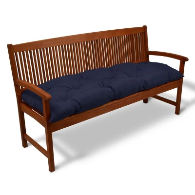 Afbeelding van Beautissu Bankkussen Flair BK Zitkussen Tuinkussen 100x50x8 cm donker blauw kussen voor tuinbank