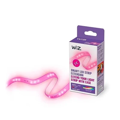 Afbeelding van WiZ Ledstrip, 1 meter verlenging, 880 lumen, werkt met Alexa, Google Assistant en Apple HomeKit