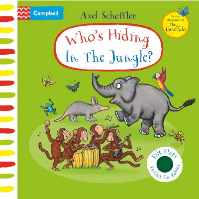 Afbeelding van Campbell Axel Scheffler Who&#039;s Hiding In The Jungle?