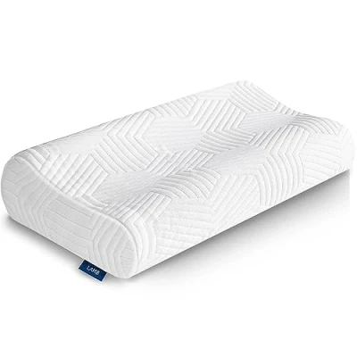 Afbeelding van LAMB Ergonomisch nekkussen, in hoogte verstelbaar, voor de zijligging, afneembaar en wasbaar, wit