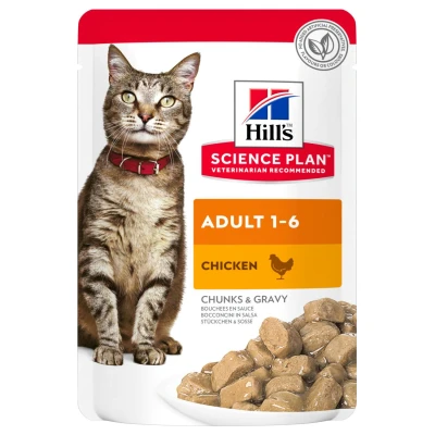 Afbeelding van Hill&#039;s Science Plan Feline Pouch Adult Kip 85 gr