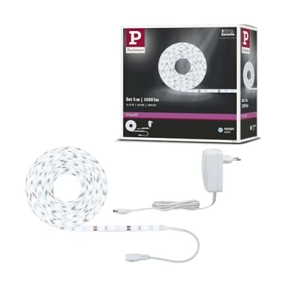 Afbeelding van Paulmann SimpLED 78975 LED strip complete set Met connector (male) 12 V 5 m Daglichtwit 1 stuk(s)