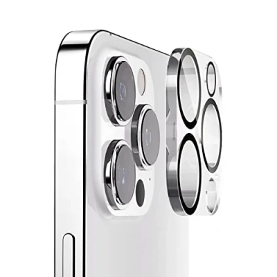 Afbeelding van elago Gehard glas + achtercamerabescherming, compatibel met iPhone 14 Pro / Max 9H, hardheid, anti vingerafdruk, onbreekbaar, krasbestendig, kristalheldere helderheid, zonder luchtbellen