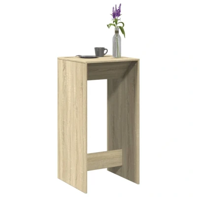 Afbeelding van vidaXL Bartafel 51x50x103,5 cm bewerkt hout sonoma eikenkleurig