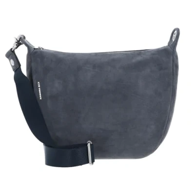Afbeelding van MANDARINA DUCK Leren Schoudertas Mellow Velvet Crossover London Fog Donkergrijs