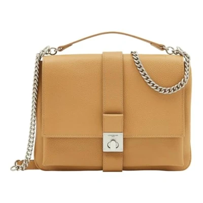 Afbeelding van LIEBESKIND BERLIN Leren Schoudertas Dia 2 Edith Crossbody Lentil Geel