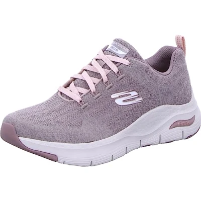 Afbeelding van Skechers Sport ARCH FIT Sneakers laag, Dames, Maat: 35, Dark taupe Textiel