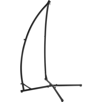 Afbeelding van Hangstoel standaard staal 110x110x205 cm zwart