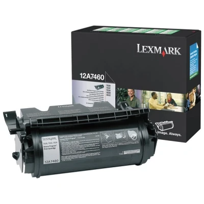 Image de T630n Lexmark 12A7460 toner (d&#039;origine) noir