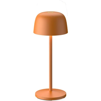Afbeelding van Lindby Terraslampen met touchdimmer 1licht Gegoten aluminium, kunststof H: 27 cm oranje Inclusief lichtbron