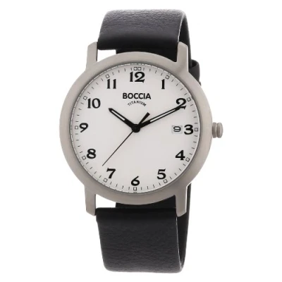 Afbeelding van Boccia Leren herenhorloge 3544 01
