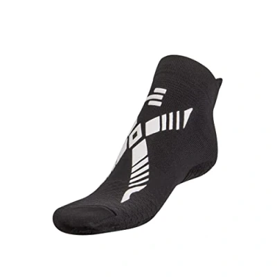 Afbeelding van R EVENGE Classic Zwembadsokken voor zwembaden en natte oppervlakken, antislip, antibacterieel, ideaal aquagym, hydrobike,, Zwart/Wit