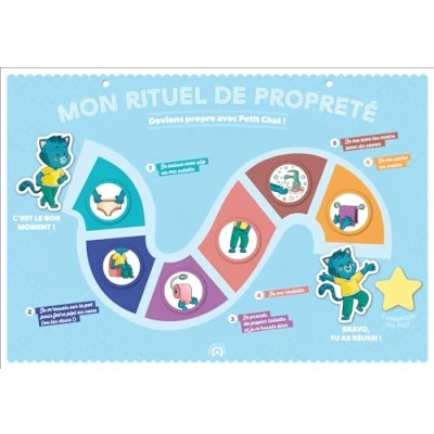 Afbeelding van MON RITUEL DE PROPRETE (+ STICKERS + TABLEAU)