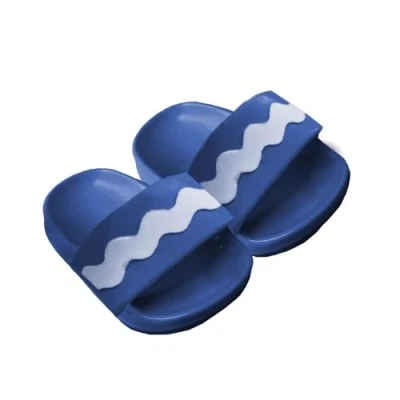 Afbeelding van poppen badslippers blauw, 38 45 cm, past bij de gordi&#039;s