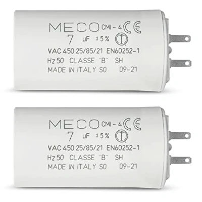 Afbeelding van Condensator 7 µF speciaal SOMFY rolluik met kleine kabelschoenen 2,8 mm 1 jaar garantie (2)