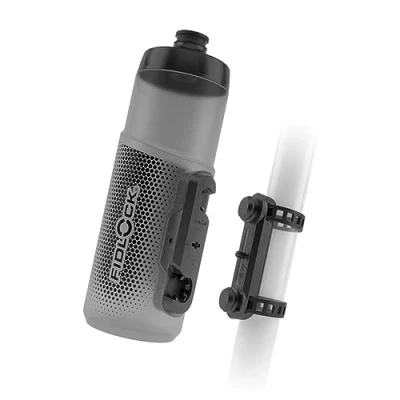 Afbeelding van Fidlock Twist Uni Base drinkfles en houder, 600 ml, donkergrijs, 09672