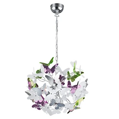 Afbeelding van REALITY BUTTERFLY Hanglamp Chroom excl. 4x G9 28W