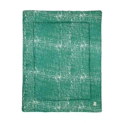 Afbeelding van Meyco Boxkleed FIne Lines Emerald Green