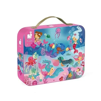 Image de Puzzle Janod Sirènes 24 pièces