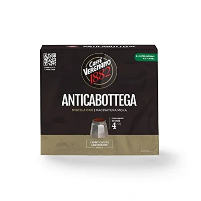 Afbeelding van Caffè Vergnano 1882 Anticabottega, gemalen koffie, 2 verpakkingen à 250 g (in totaal 500 g)