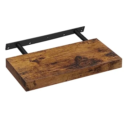 Afbeelding van Nancy&#039;s Wandplank Hout Zwevend Industrieel