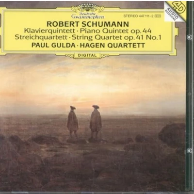 Afbeelding van Schumann: Piano Quintet, String Quartet Op 41 no 1 / Hagen