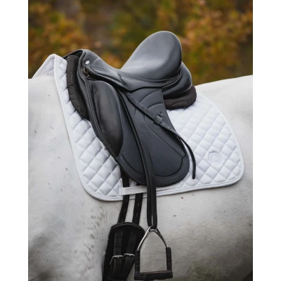 Image de Montar Tapis de Selle Fair Dressage Blanc Cob