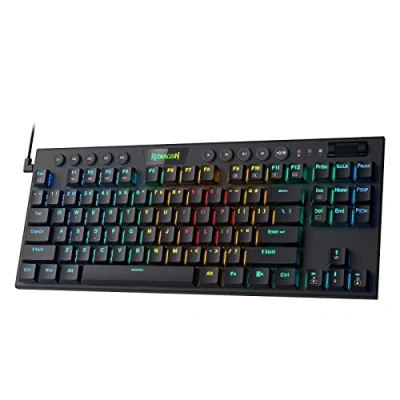 Afbeelding van Redragon K622 Horus TKL RGB mechanisch gamingtoetsenbord met discrete toetsen, speciale multimedia besturing en lineaire rode schakelaar, professionele software ondersteund