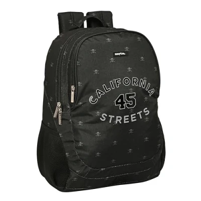 Afbeelding van Schoolrugzak Safta California Zwart 32 x 44 16 cm
