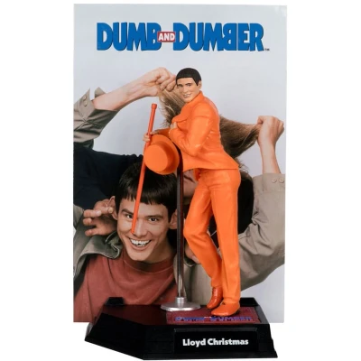 Afbeelding van Dumb and Dumber Movie Maniacs PVC Statue Lloyd Christmas (Gold Label) 15 cm